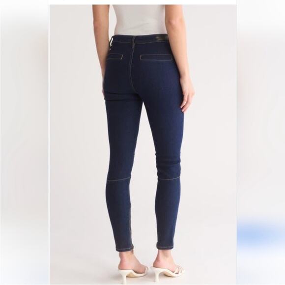 NWT Austin Landing Mid Rise Skinny Jeans Dark Wash Size 5 - Picture 2 of 9